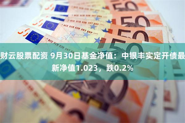 财云股票配资 9月30日基金净值：中银丰实定开债最新净值1.023，跌0.2%