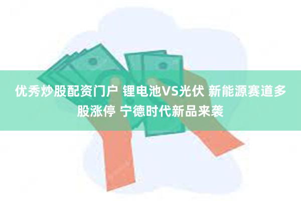 优秀炒股配资门户 锂电池VS光伏 新能源赛道多股涨停 宁德时代新品来袭