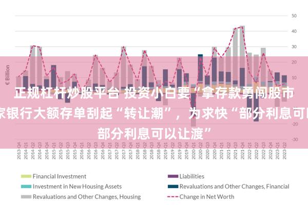 正规杠杆炒股平台 投资小白要“拿存款勇闯股市”？多家银行大额存单刮起“转让潮”，为求快“部分利息可以让渡”